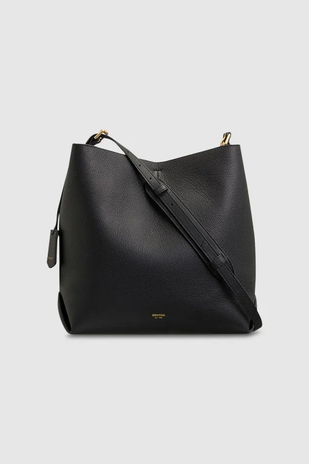 Oroton Margot Hobo Black Women Shoulder Oroton Margot Hobo Black Women Shoulder