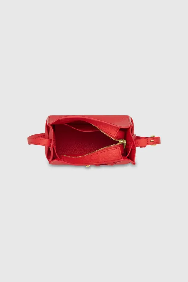 Oroton Margot Tiny Bucket Bag Chilli Pepper Women Crossbody Oroton Margot Tiny Bucket Bag Chilli Pepper Women Crossbody