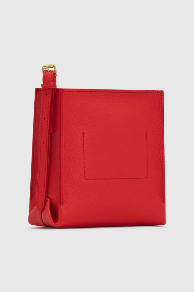 Oroton Margot Tiny Bucket Bag Chilli Pepper Women Crossbody Oroton Margot Tiny Bucket Bag Chilli Pepper Women Crossbody