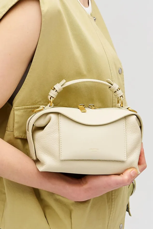 Oroton Mica Mini Bowler Cashew Women Mini Bags Oroton Mica Mini Bowler Cashew Women Mini Bags
