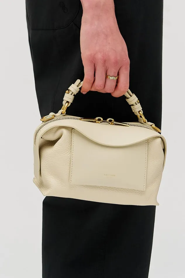Oroton Mica Mini Bowler Cashew Women Mini Bags Oroton Mica Mini Bowler Cashew Women Mini Bags
