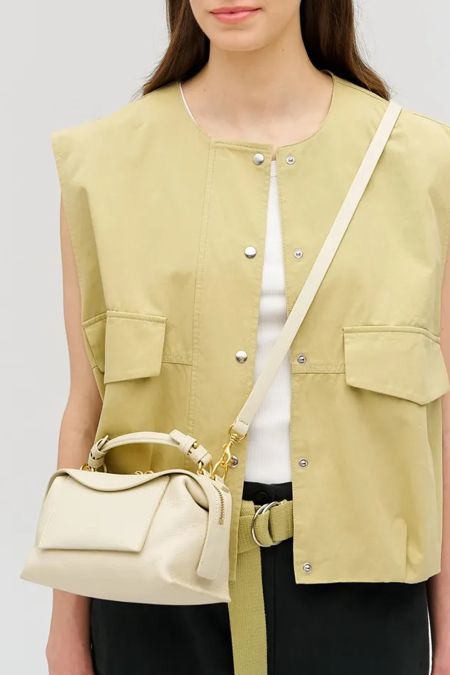 Oroton Mica Mini Bowler Cashew Women Mini Bags Oroton Mica Mini Bowler Cashew Women Mini Bags