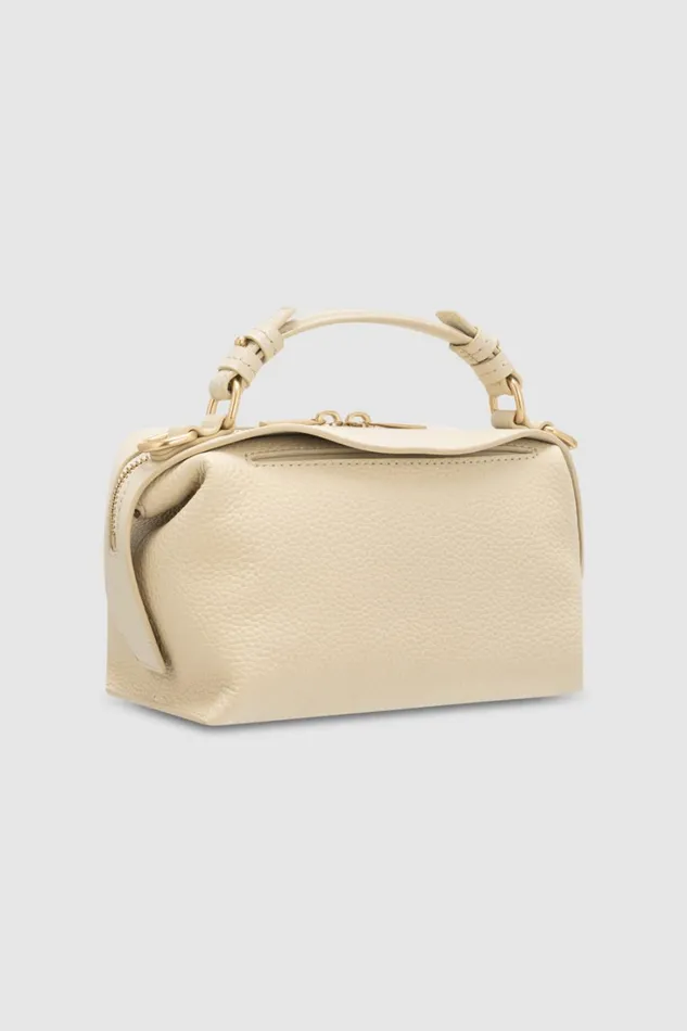 Oroton Mica Mini Bowler Cashew Women Mini Bags Oroton Mica Mini Bowler Cashew Women Mini Bags