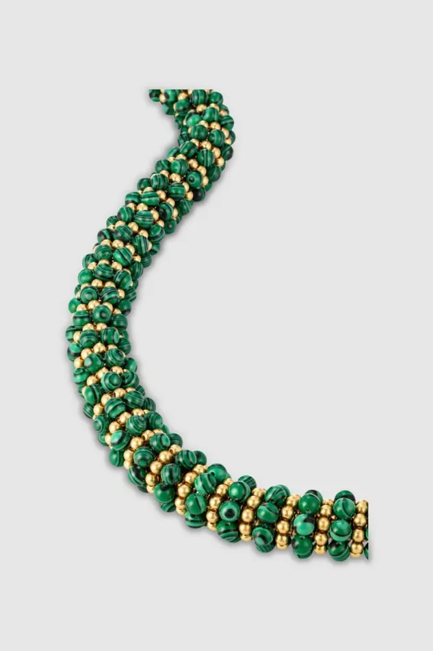 Oroton Pietra Necklace 18k Worn Goldmalachite Women Jewellery Oroton Pietra Necklace 18k Worn Goldmalachite Women Jewellery