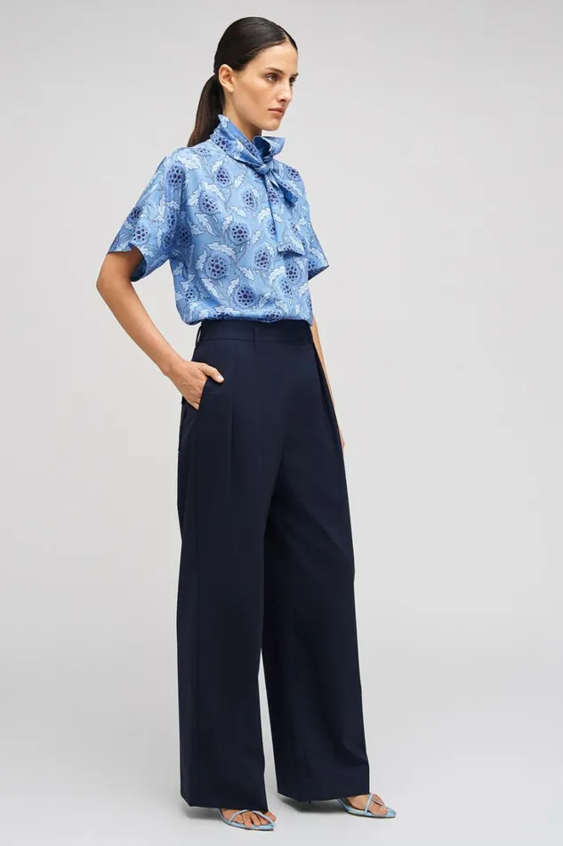 Oroton Pleat Pant North Sea Women Pants Oroton Pleat Pant North Sea Women Pants