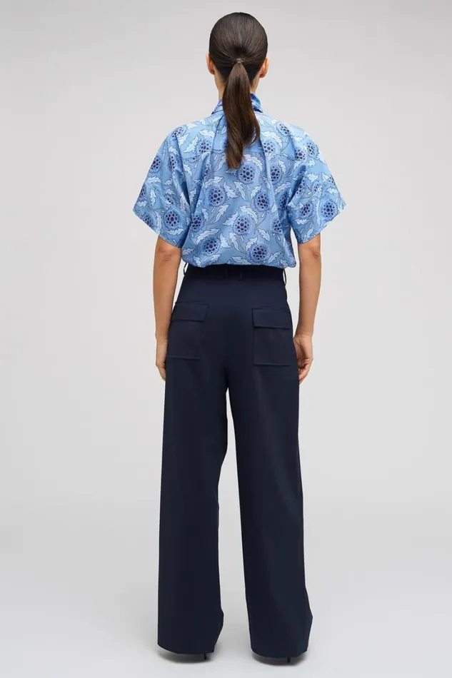 Oroton Pleat Pant North Sea Women Pants Oroton Pleat Pant North Sea Women Pants
