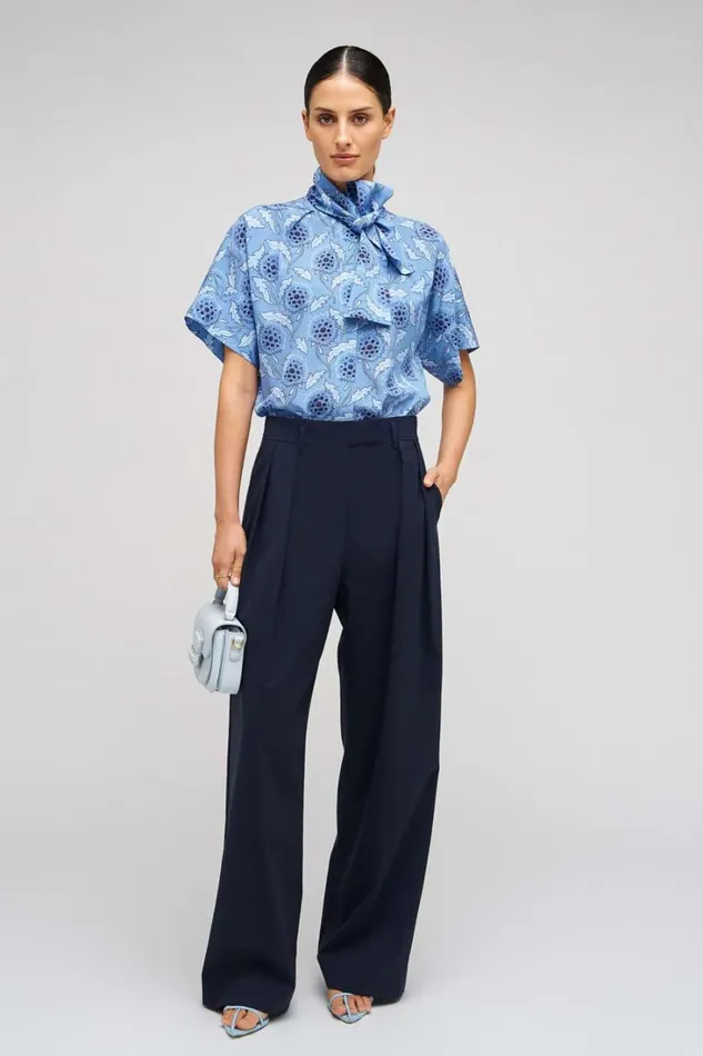 Oroton Pleat Pant North Sea Women Pants Oroton Pleat Pant North Sea Women Pants
