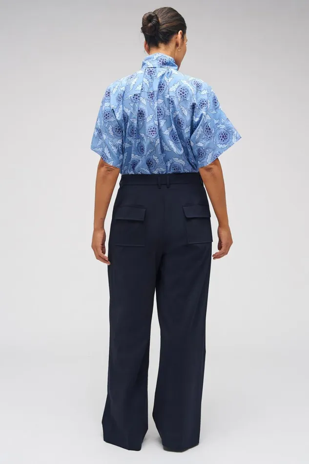 Oroton Pleat Pant North Sea Women Pants Oroton Pleat Pant North Sea Women Pants