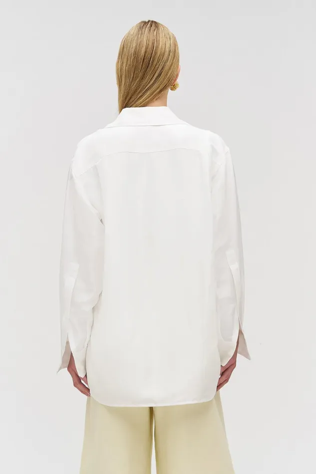Oroton Tunic Shirt Antique White Women Tops Oroton Tunic Shirt Antique White Women Tops