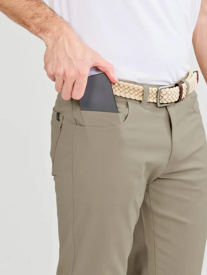 Pants Men Tasc Performance Motion Pant Straight Fit 8211 MidKhaki