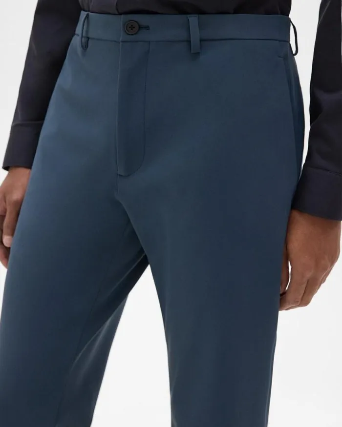 Pants Men Theory Zaine Pant In Precision Ponte Deep Sea Blue Pants Men Theory Zaine Pant In Precision Ponte Deep Sea Blue