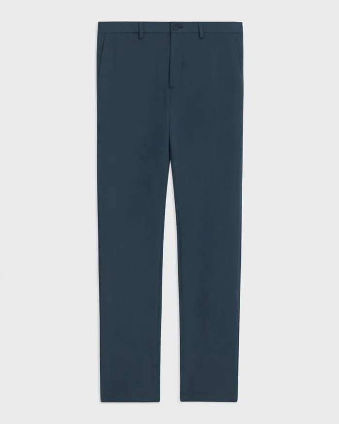 Pants Men Theory Zaine Pant In Precision Ponte Deep Sea Blue Pants Men Theory Zaine Pant In Precision Ponte Deep Sea Blue