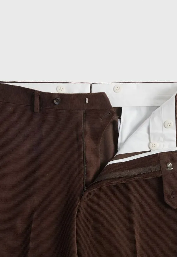 Pants Mens Paulstuart James Horizontal Corduroy Trouser Aubergine Pants Mens Paulstuart James Horizontal Corduroy Trouser Aubergine