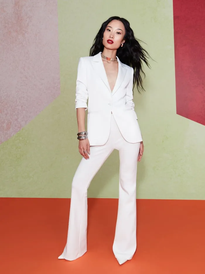 Pants Women Alice Olivia Andrew Pant Off White
