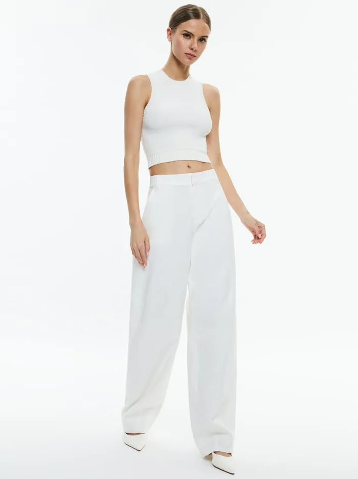 Pants Women Alice Olivia Porter Balloon Trouser Off White