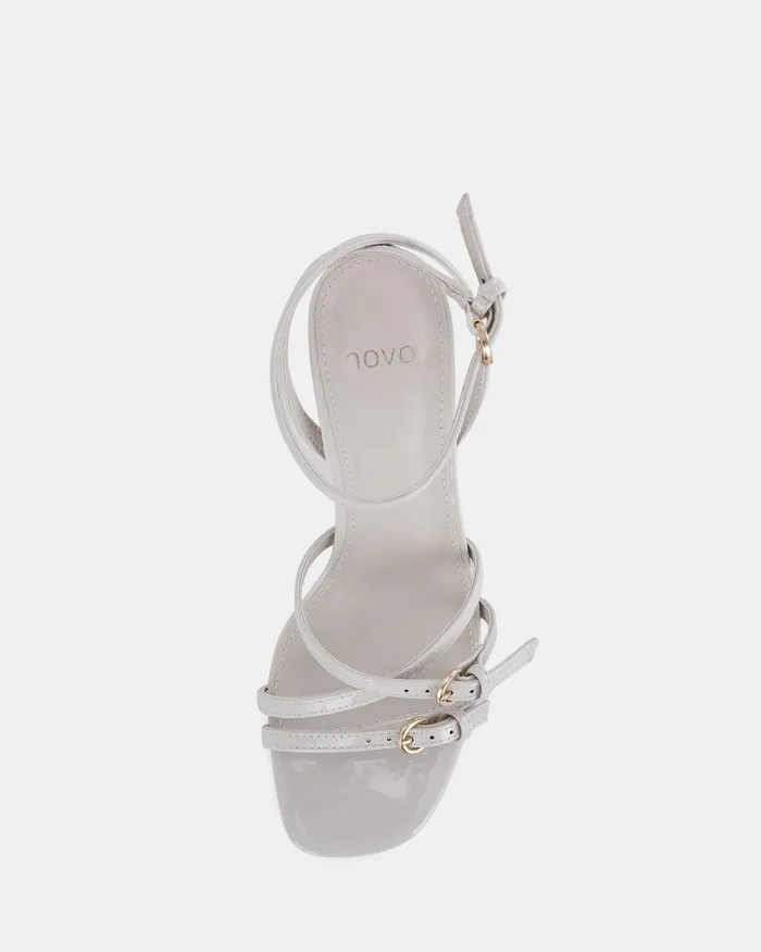 Party MADAIO CREAM PATENT Stilettos 8211 NOVO Shoes Women