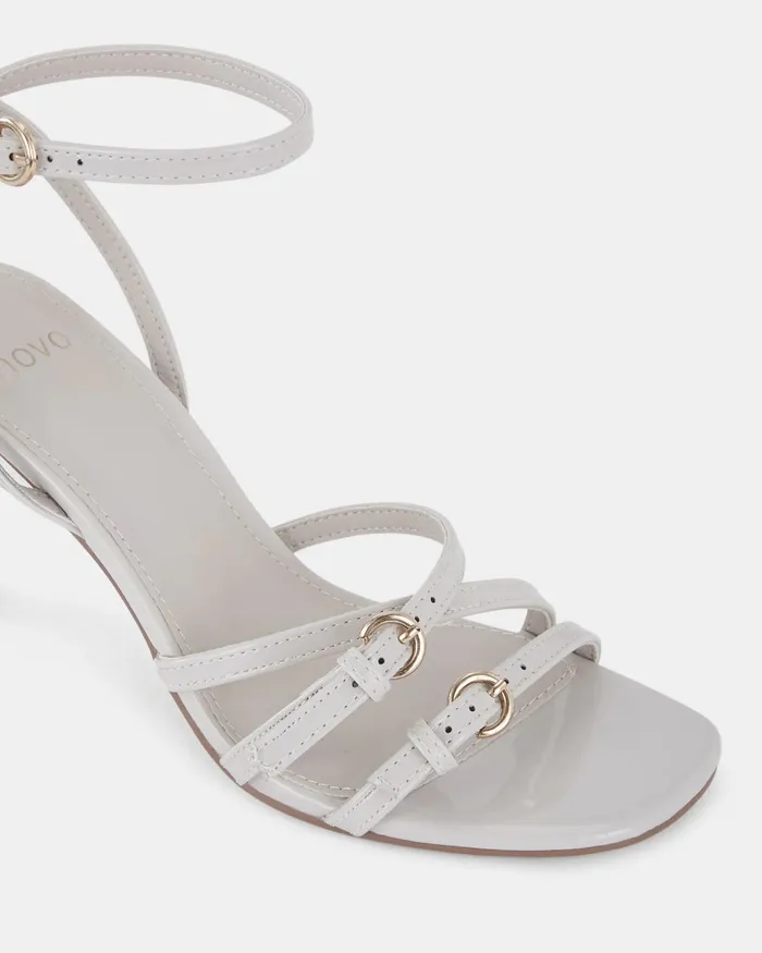 Party MADAIO CREAM PATENT Stilettos 8211 NOVO Shoes Women