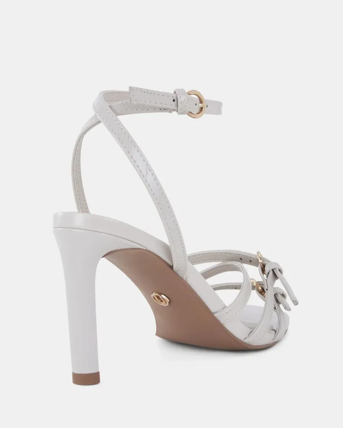 Party MADAIO CREAM PATENT Stilettos 8211 NOVO Shoes Women