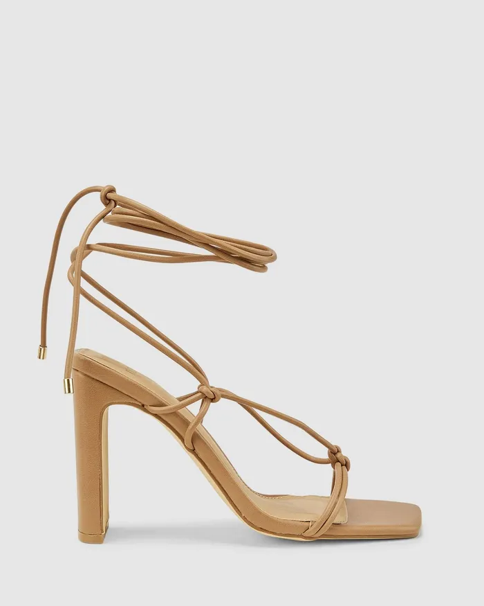 Party Women ZIVA TAN High Heels NOVO Shoes