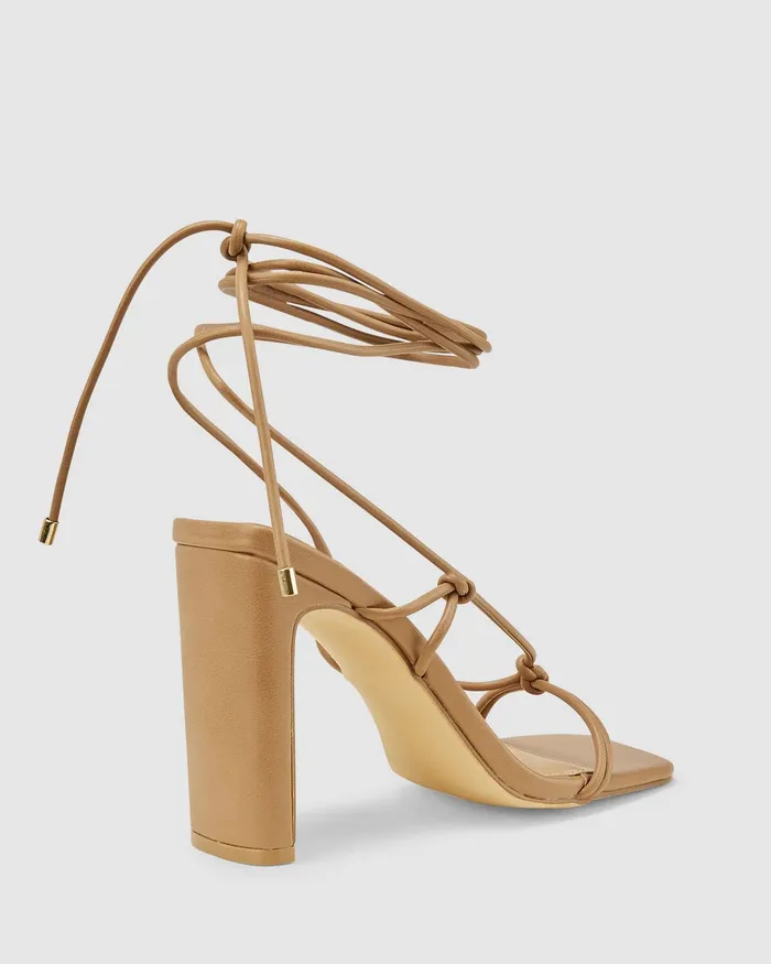 Party Women ZIVA TAN High Heels NOVO Shoes