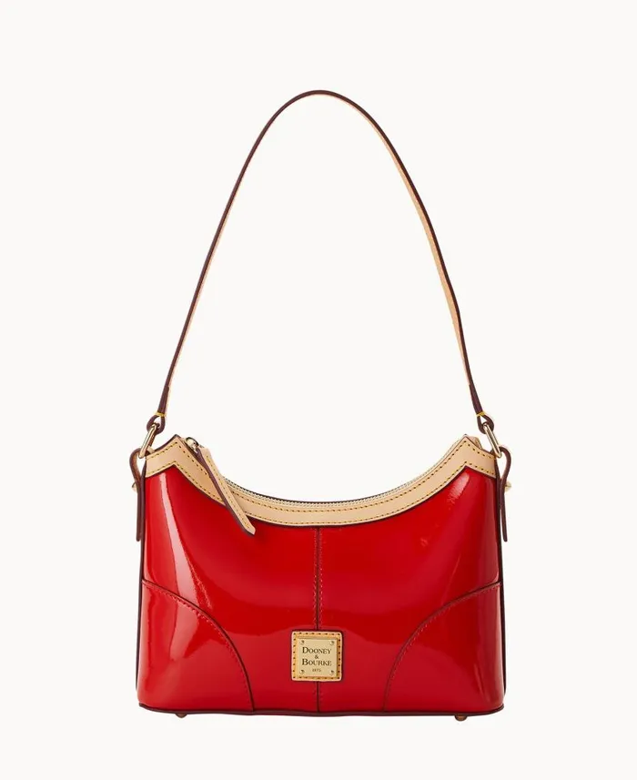 Patent Baguette Red Woman Dooney and Bourke Shoulder Bags