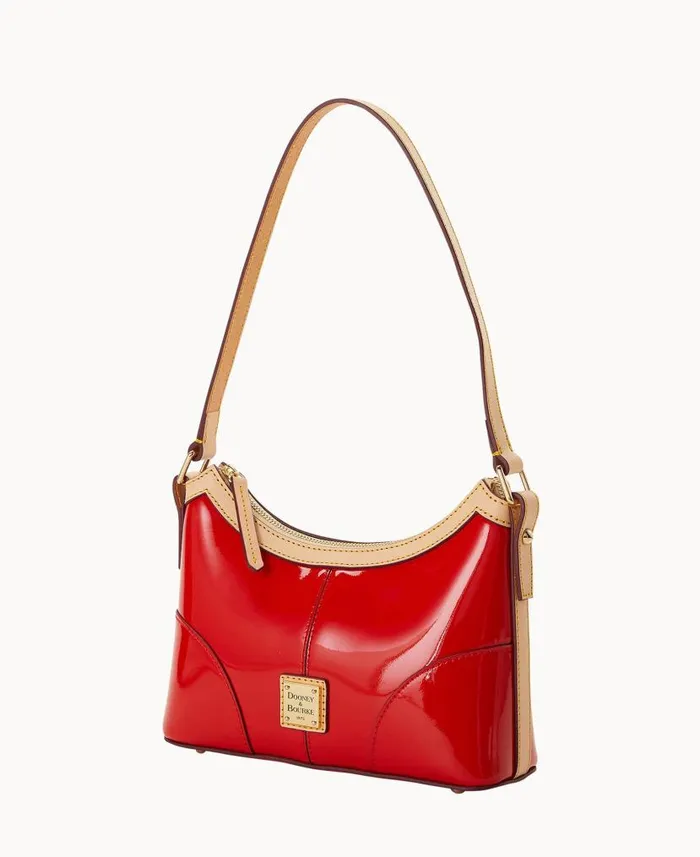 Patent Baguette Red Woman Dooney and Bourke Shoulder Bags Patent Baguette Red Woman Dooney and Bourke Shoulder Bags