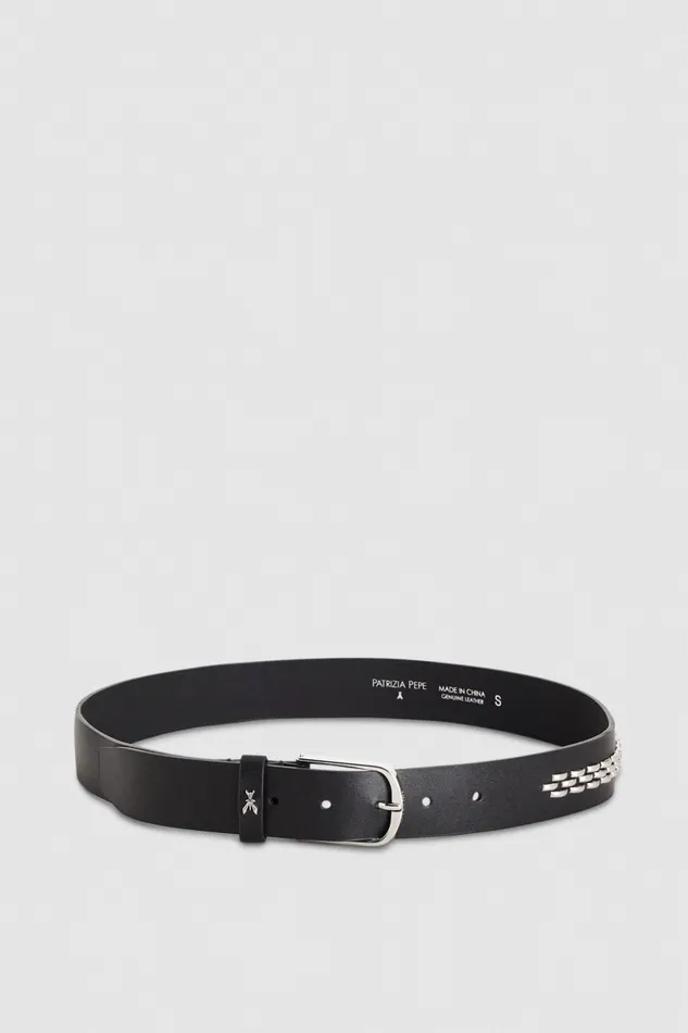 Patrizia Pepe Belts LowWaist Belt With Buckle Black 8211 Women