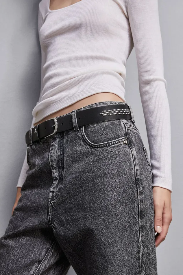 Patrizia Pepe Belts LowWaist Belt With Buckle Black 8211 Women