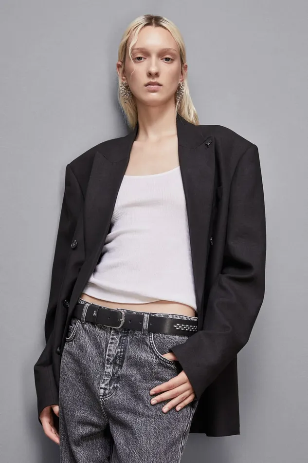 Patrizia Pepe Belts LowWaist Belt With Buckle Black 8211 Women