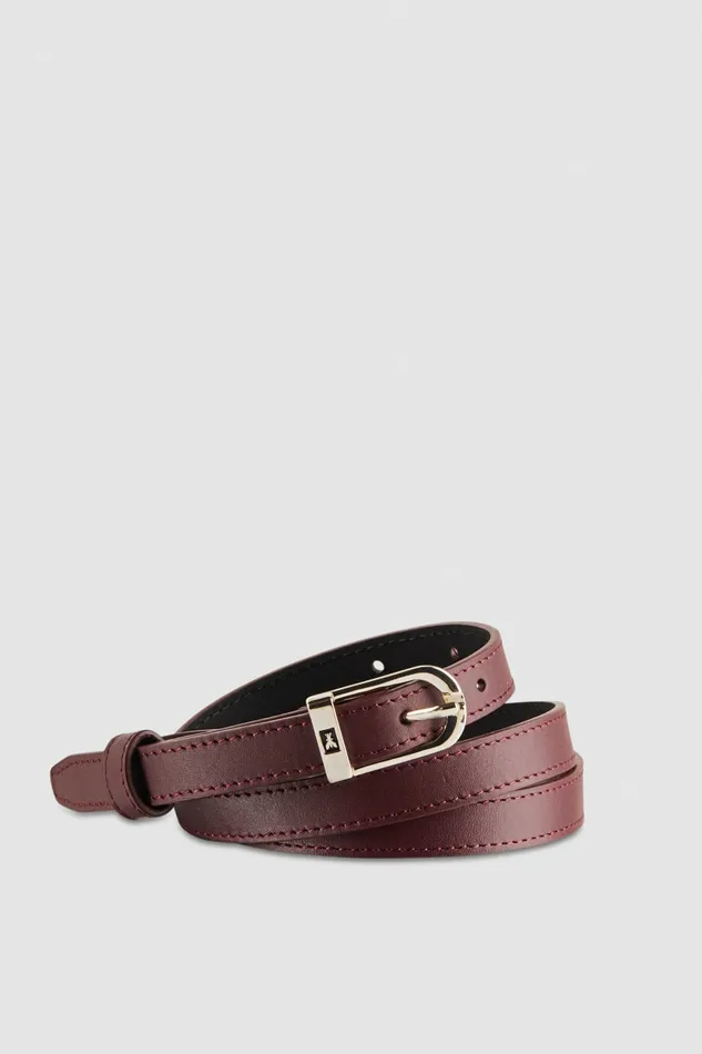 Patrizia Pepe Belts LowWaist Smooth Leather Belt Purple 8211 Women