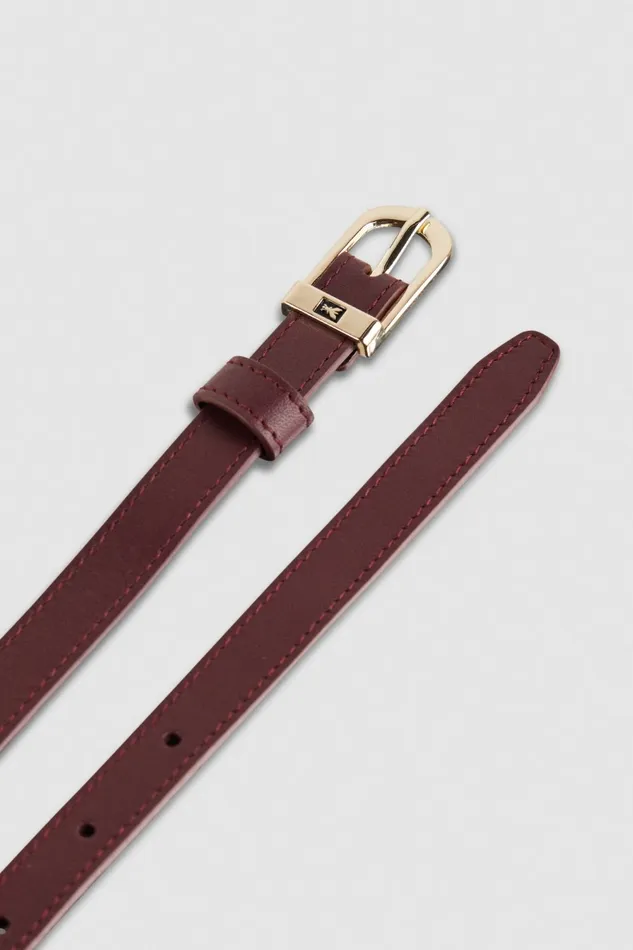 Patrizia Pepe Belts LowWaist Smooth Leather Belt Purple 8211 Women