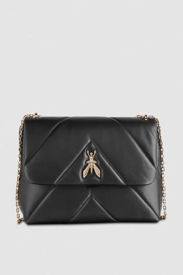 Patrizia Pepe Crossbodys Padded Fly Crossbody Bag Black 8211 Women