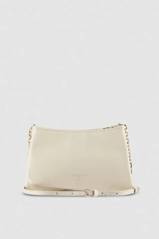 Patrizia Pepe Crossbodys ThreeCompartment Bag With Handles White 8211 Women