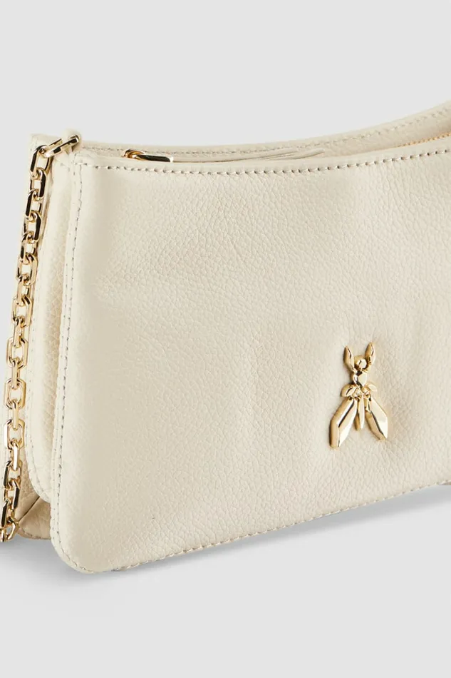 Patrizia Pepe Crossbodys ThreeCompartment Bag With Handles White 8211 Women