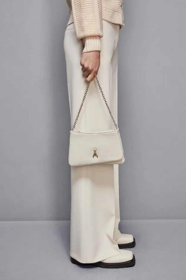 Patrizia Pepe Crossbodys ThreeCompartment Bag With Handles White 8211 Women