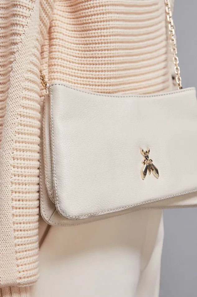 Patrizia Pepe Crossbodys ThreeCompartment Bag With Handles White 8211 Women
