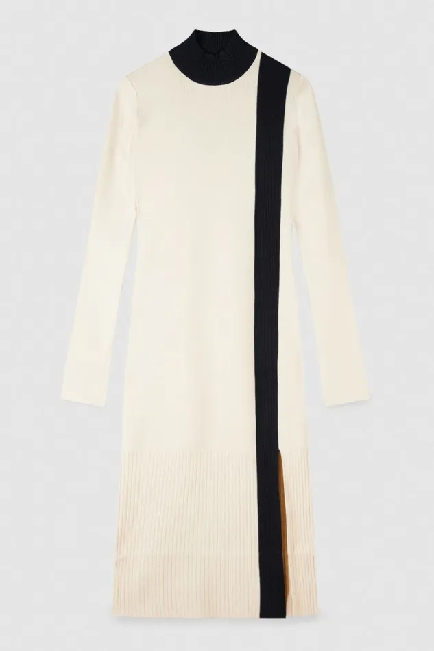 Patrizia Pepe Dresses Viscose Blend Midi Dress Beige 8211 Women
