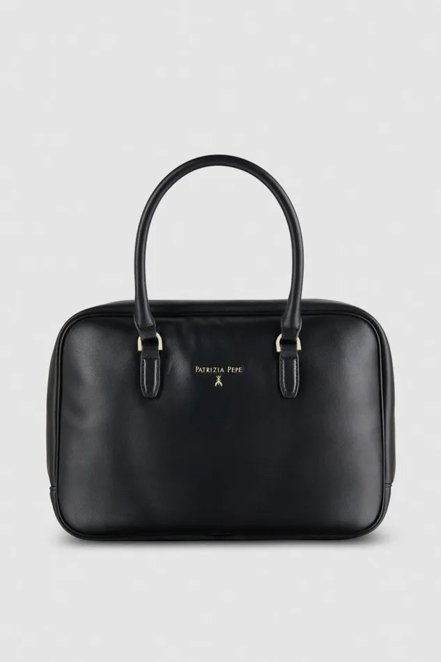 Patrizia Pepe Handbags Leather Shoulder Camera Case With Zipper Black 8211 Women Patrizia Pepe Handbags Leather Shoulder Camera Case With Zipper Black 8211 Women