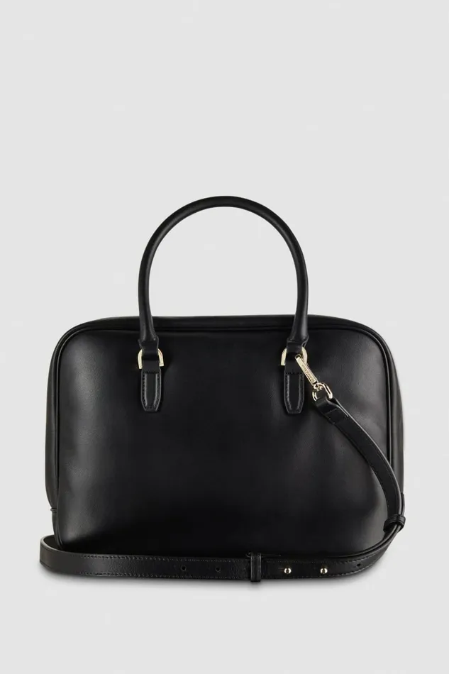 Patrizia Pepe Handbags Leather Shoulder Camera Case With Zipper Black 8211 Women
