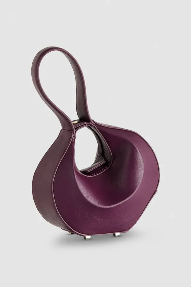 Patrizia Pepe Handbags Small Hobo Bangle Bag Purple 8211 Women