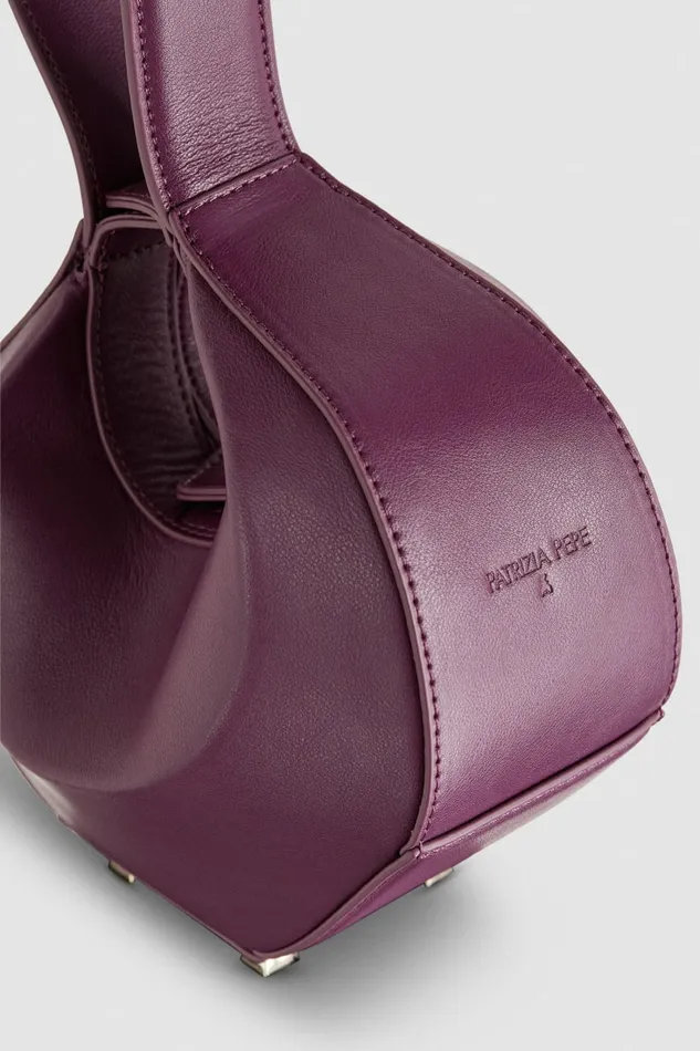 Patrizia Pepe Handbags Small Hobo Bangle Bag Purple 8211 Women