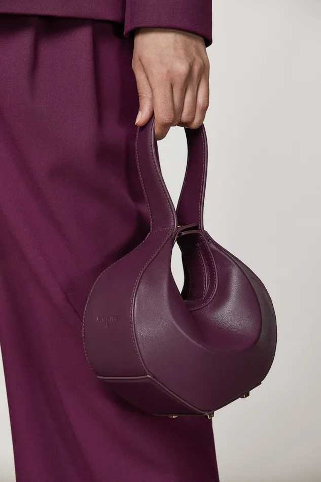 Patrizia Pepe Handbags Small Hobo Bangle Bag Purple 8211 Women