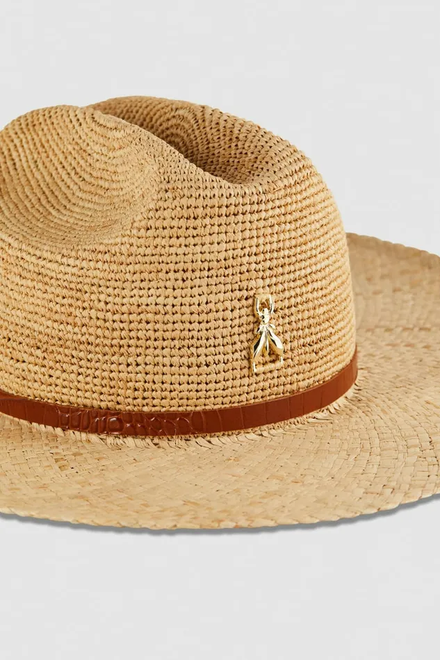 Patrizia Pepe Hats And Gloves Cowboy Hat With Leather Strap White 8211 Women