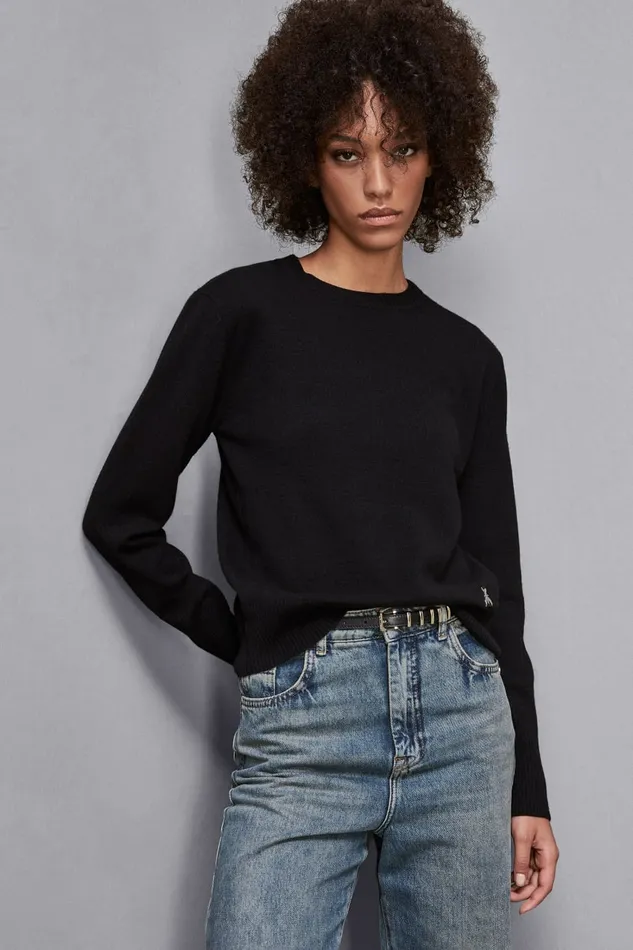 Patrizia Pepe Knitwear Cashmere Jumper Black 8211 Women