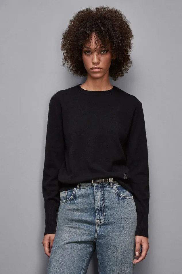 Patrizia Pepe Knitwear Cashmere Jumper Black 8211 Women