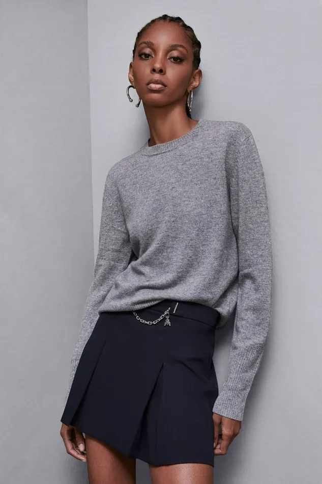 Patrizia Pepe Knitwear Cashmere Jumper Grey 8211 Women