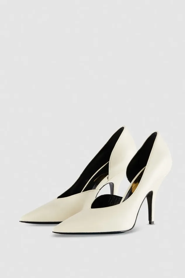 Patrizia Pepe Pumps Smooth Leather Pumps White 8211 Women