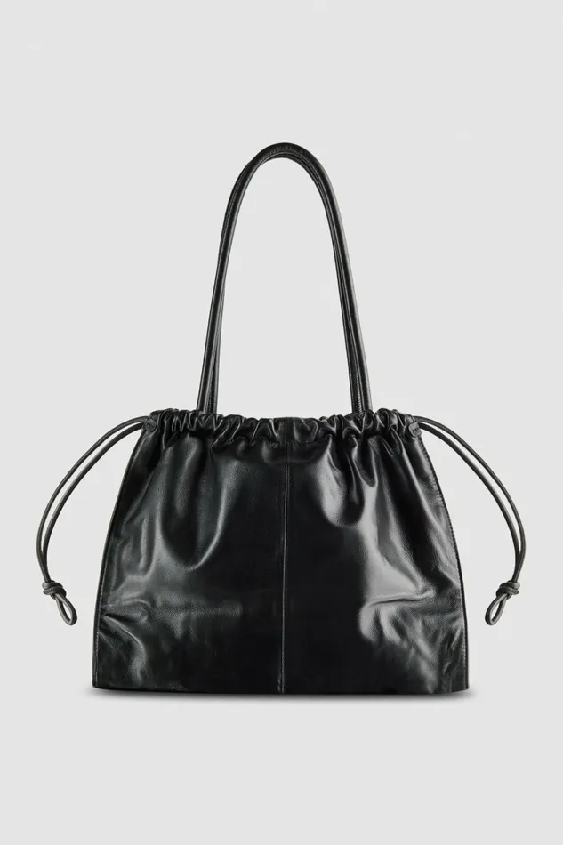 Patrizia Pepe Shoppers Medium Soft Rock Bag Black 8211 Women