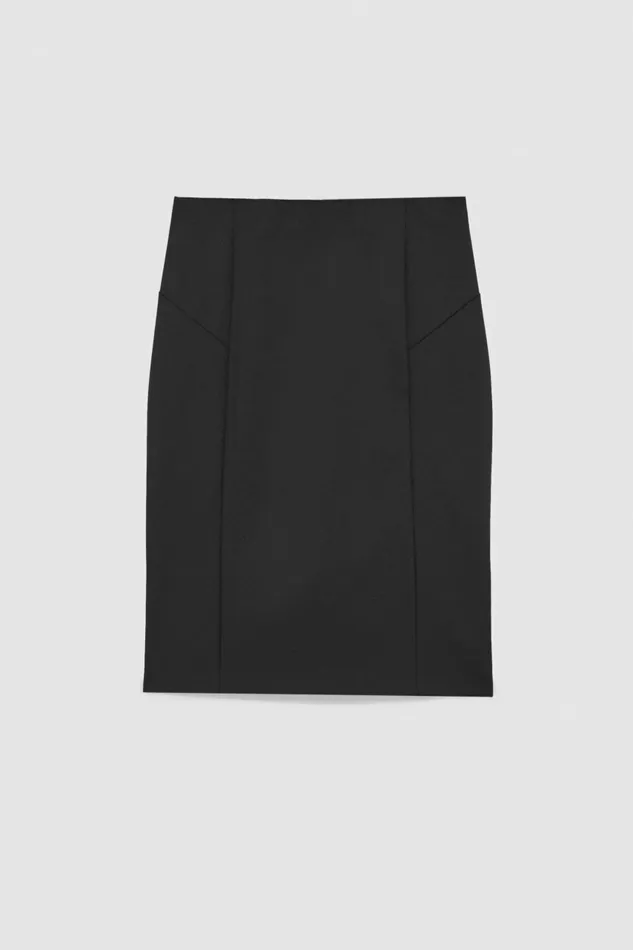 Patrizia Pepe Tailleur Midi Pencil Skirt Black 8211 Women
