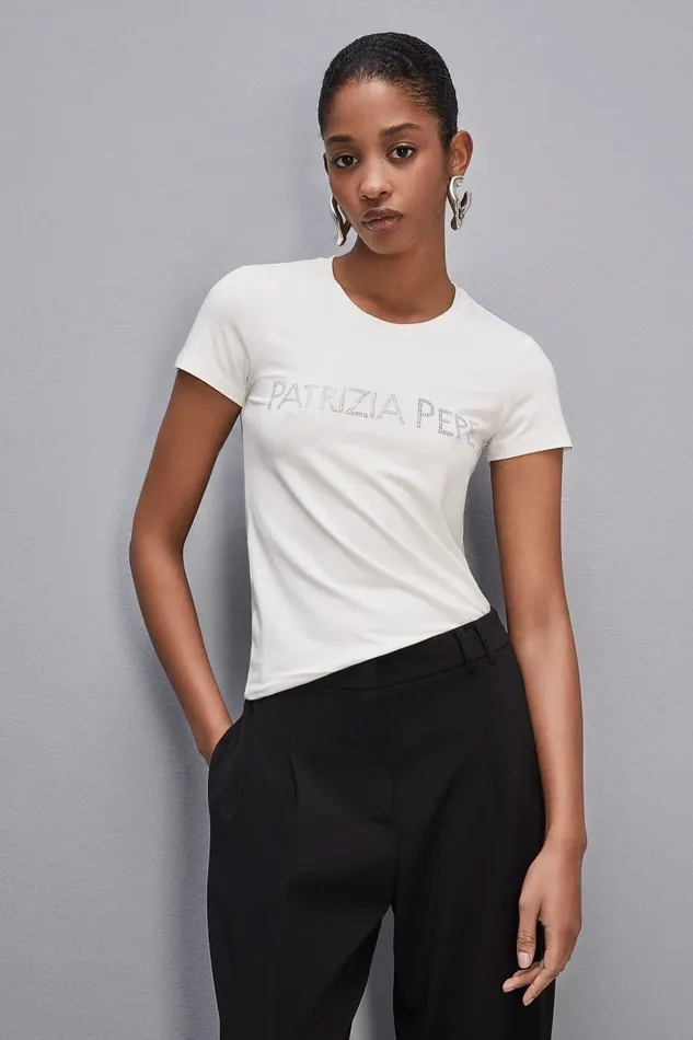 Patrizia Pepe Tops Essential TShirt White 8211 Women